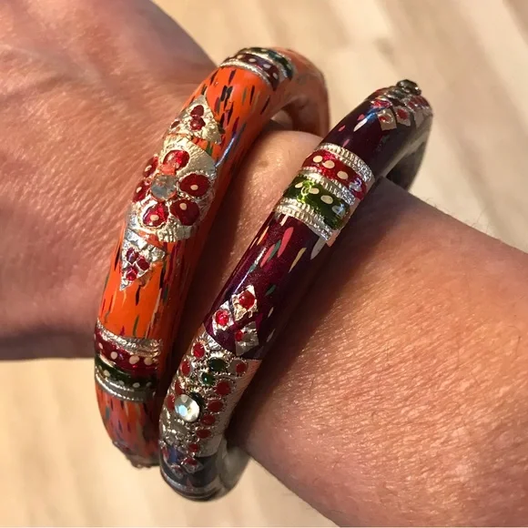 Wooden Bangles/bracelets from India - Picture 2 of 7